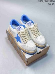 Golden Goose Superstar Low-Top Sneakers, White with Star Detail