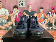 Nike Black Navy Foamposite-Style Basketball Sneakers