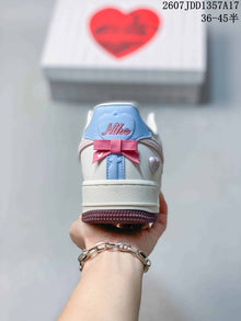 Nike Air Force 1 '07 Low White Pink Blue Sneakers JDD1357A17