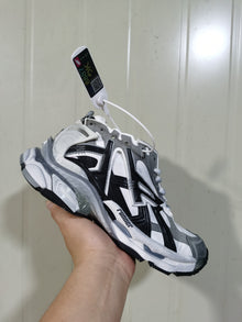 Balenciaga Runner Sneakers Black and White 677402 W3RB5 9012