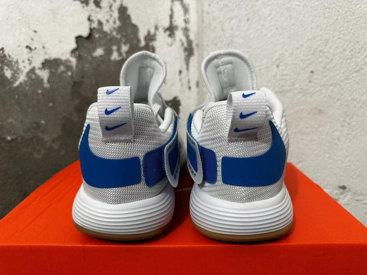 Nike Hyperdunk White and Blue Basketball Shoes