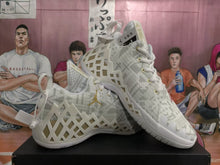 Jordan Basketball Sneakers White and Gold