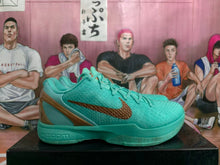 Nike Zoom Basketball Sneakers Turquoise Bronze Statue of Liberty