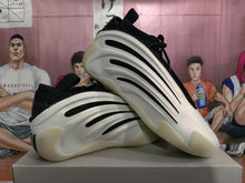 White and Black Sculpted Sole Sneakers