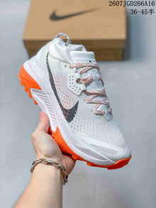 Nike ACG Zegama Trail Running Shoes White Orange