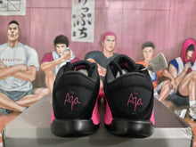 Nike Black and Pink Basketball Sneakers