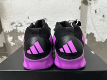 Purple and Black High-Top Sneakers