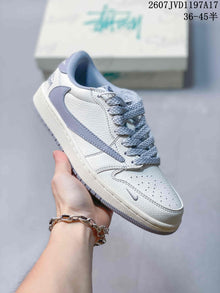 Jordan Air Jordan Low White Grey Sneakers 2607JVD1197A17