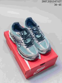 Nike Air Max Moto 2K Sneakers Silver Teal and Black