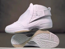 Jordan 19 White High-Top Basketball Sneakers