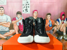 Nike Black and White High-Top Wrestling Sneakers