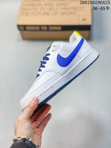 Nike Court Vision Low White Blue Yellow Sneakers