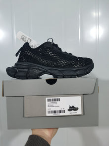 3K Company 3XL Fishnet Sneakers Black