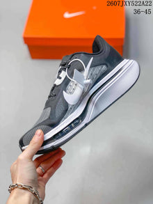 Nike Air Zoom Pegasus Plus Running Shoes Black Gray White