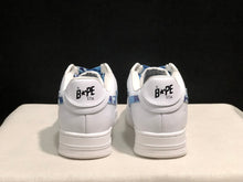 BAPE STA Low-Top Sneakers White Blue Camouflage