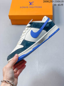 Nike SB Dunk Low White Blue Sneakers