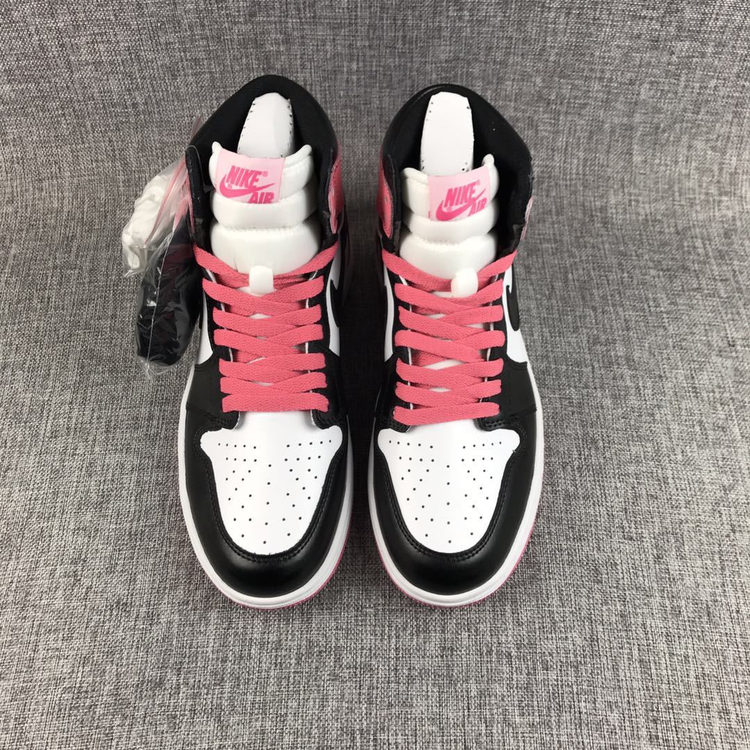 Jordan Air Jordan 1 High Dirty Pink Black Toe Sneakers