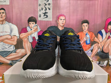 Black and Blue Basketball Sneakers