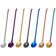 Colorful Creative Stainless Steel Stirring Spoon (Set)