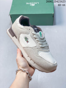 Lacoste JJD423A23 Casual Sneakers, Navy and Cream