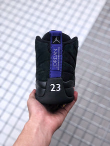 Air Jordan 12 Dark Concord Black Purple Sneakers CT8013-005