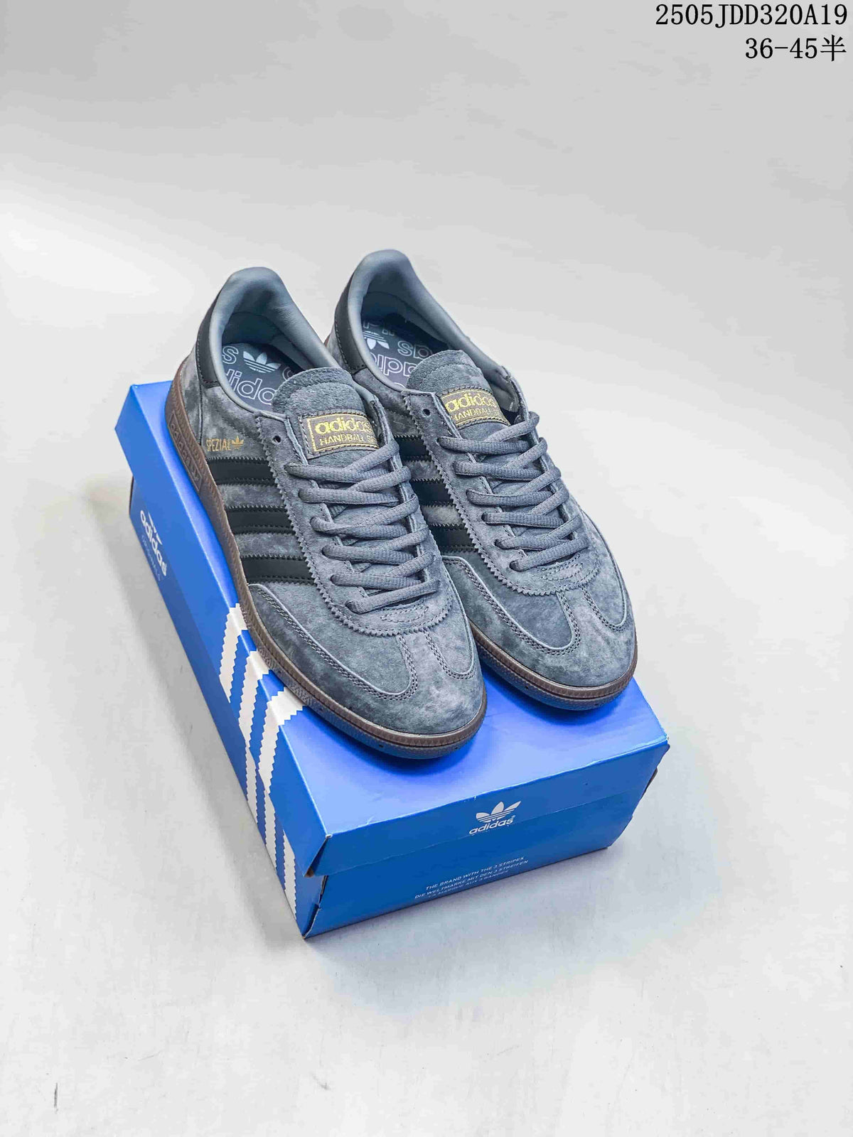 Adidas Gazelle Indoor Sneakers in Grey with Gum Sole