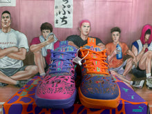 Puma Purple-Red Basketball Sneakers