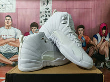 Jordan White High-Top Basketball Sneakers
