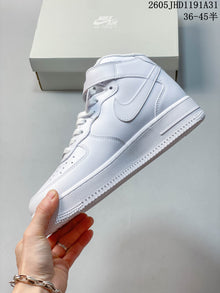 Nike Air Force 1 High-Top Sneakers, White