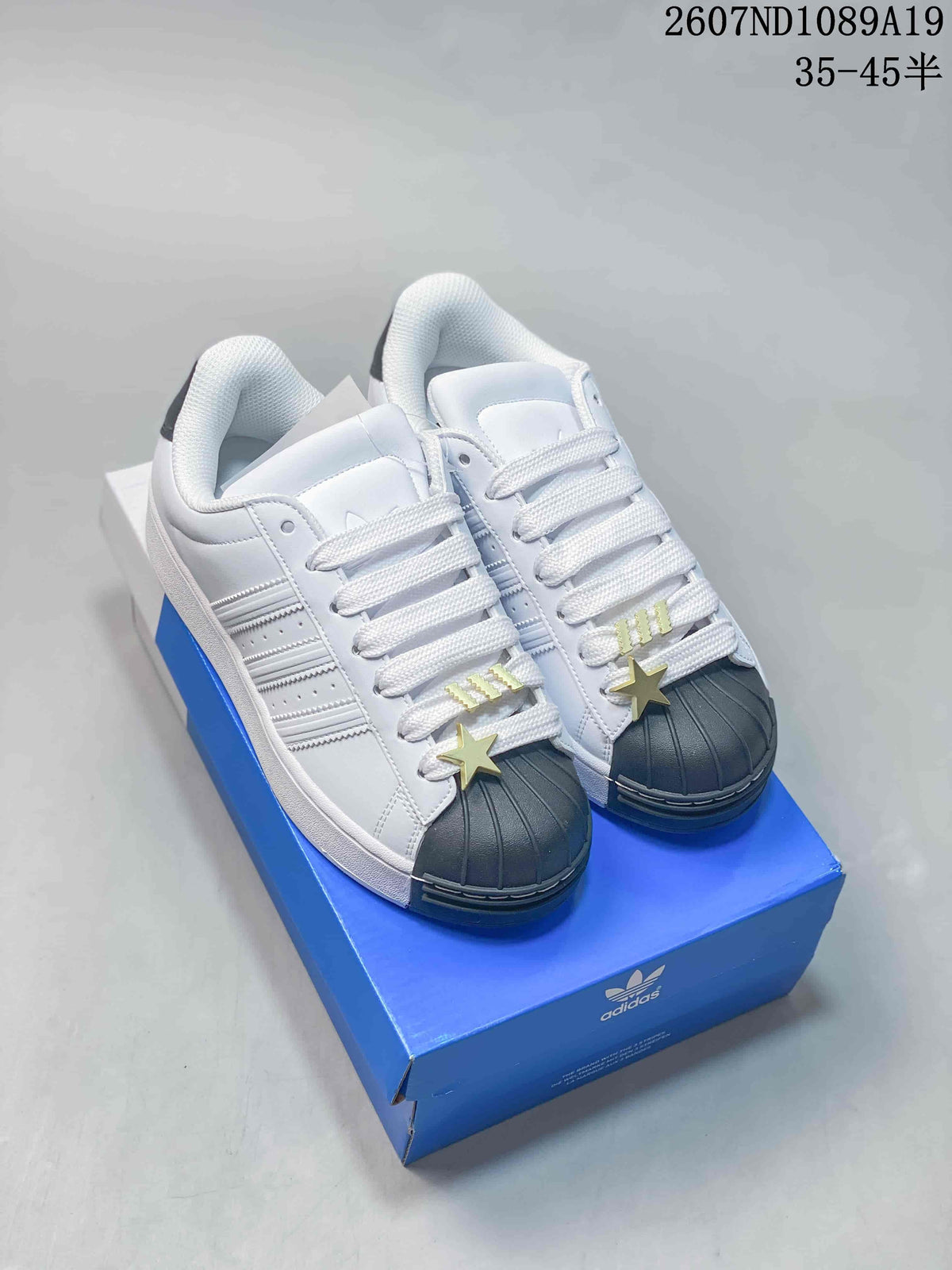 Adidas Superstar Sneakers White Black Gold 2607ND1089A19