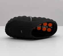Nike Black Slides with Orange Pod Sole
