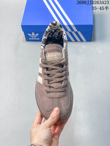 Adidas Handball Spezial Sneakers in Taupe and Off-White