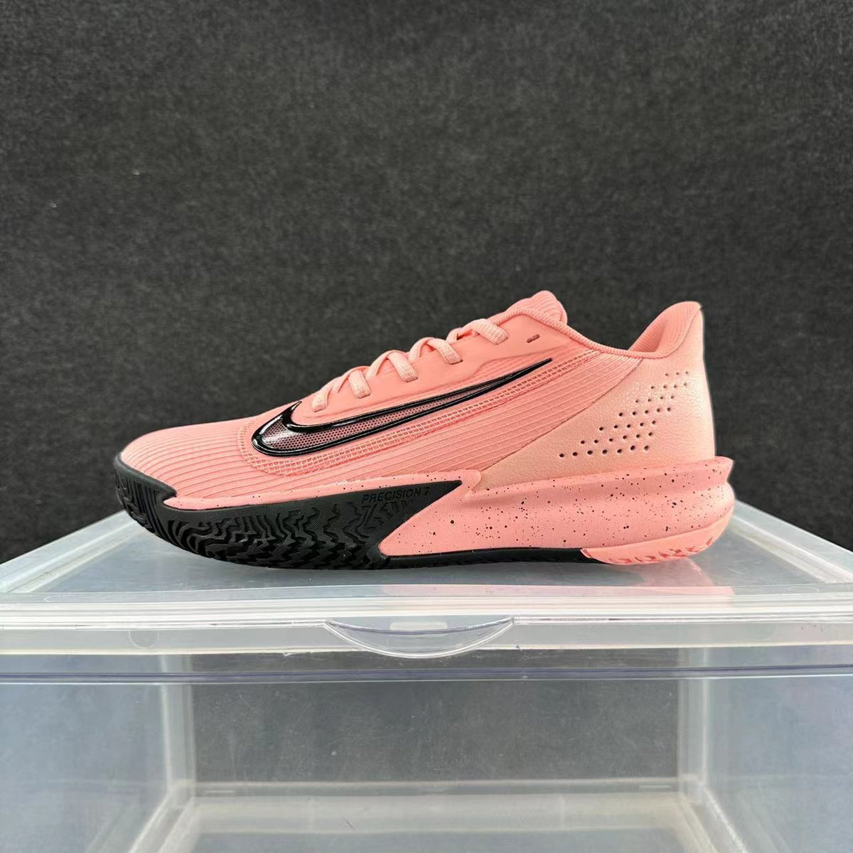 Nike Precision 7 Pink and Black Basketball Shoes