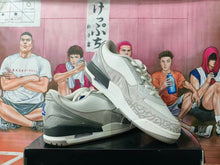 Jordan Grey White Basketball Sneakers