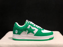 BAPE STA Low-Top Sneakers White and Green