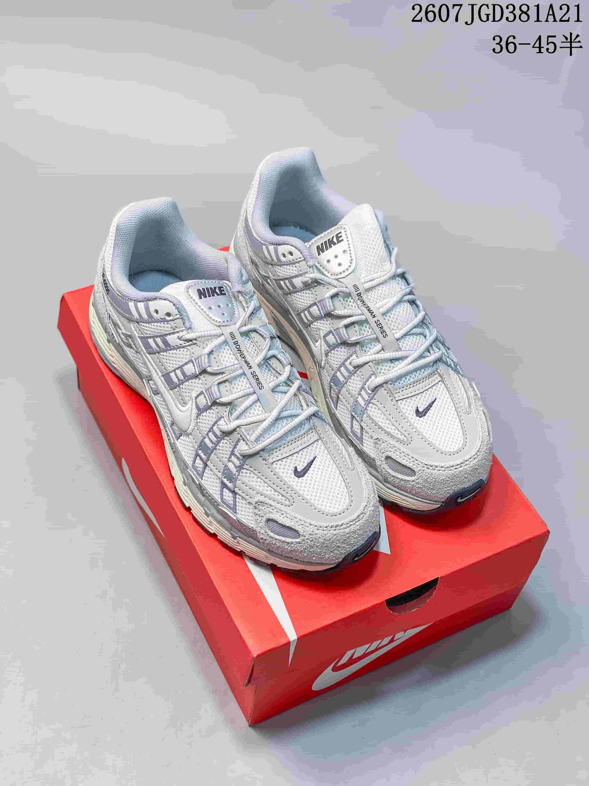 Nike P-6000 White Grey Sneakers 2607TGD381A21