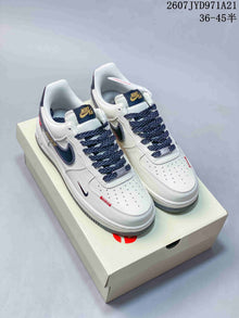 Nike Air Force 1 '07 Low-Top Sneakers White Navy Red XZ3328-658