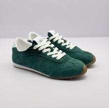 Alo Green Low-Top Sneakers with White Details