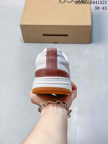 ECCO Casual Sneakers White and Brown 2606GGD441A21