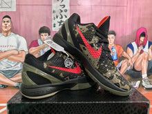 Nike Camo Basketball Sneakers Black Olive Red