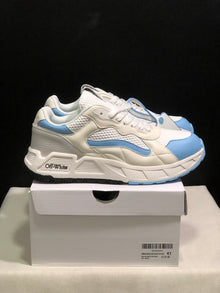 Off-White Low-Top Sneakers White and Sky Blue OWIA285F23LEA001