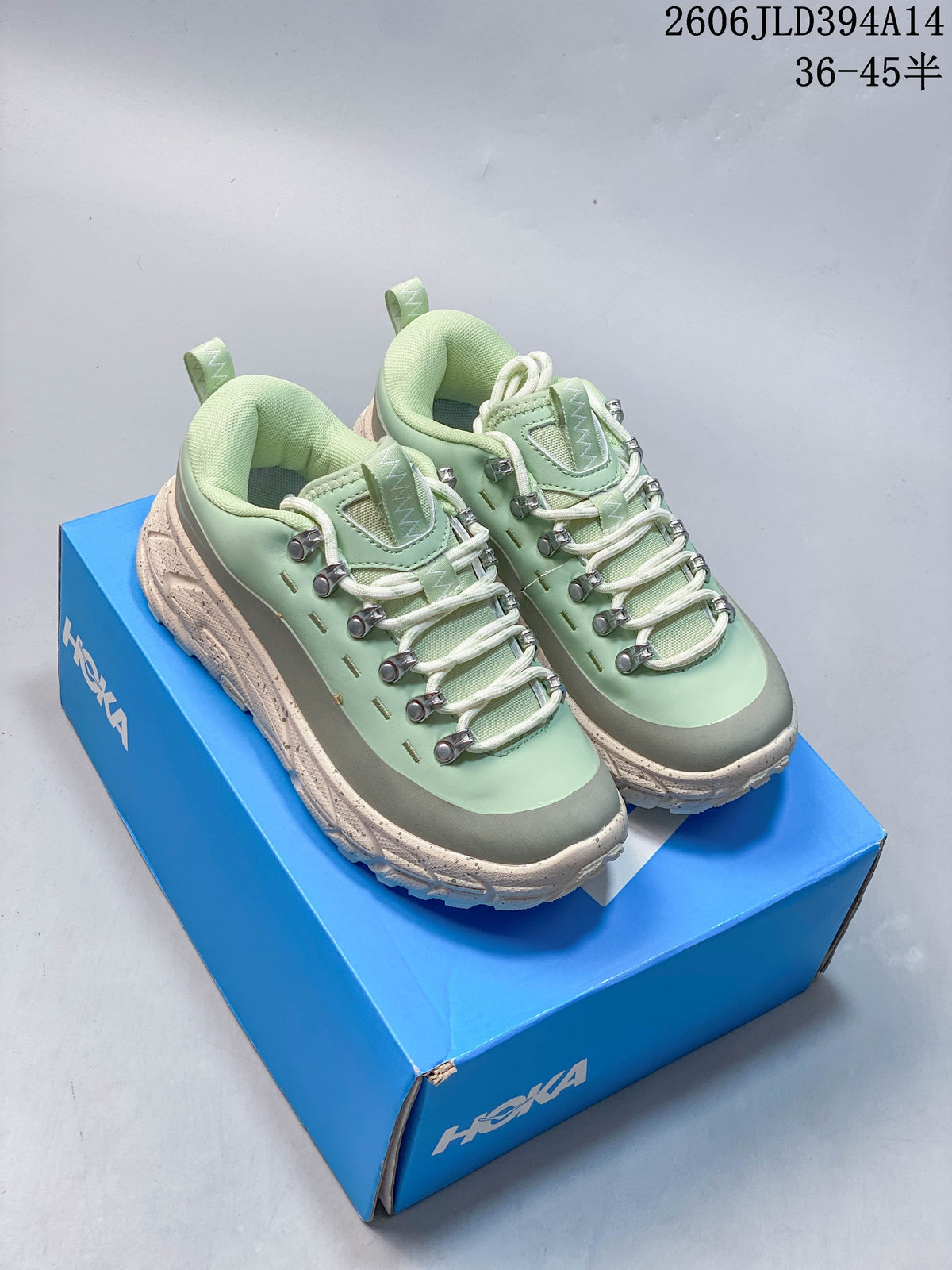 HOKA Tor Summit Low-Top Sneakers in Mint Green