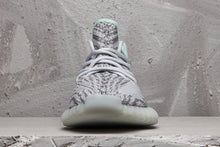 Yeezy 350 V2 Sneakers in Gray with Mint Accents