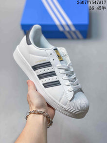 adidas Superstar Sneakers White or Black 2607VY547A17