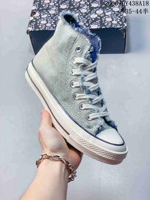 Converse Chuck Taylor All Star High-Top Washed Denim Sneakers A21363C