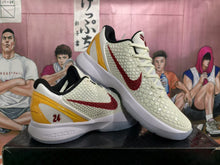 Nike Kobe 6 Basketball Shoes White Red Gold