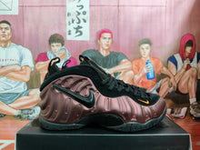 Nike Foamposite Sneakers Brown Black with Orange Details