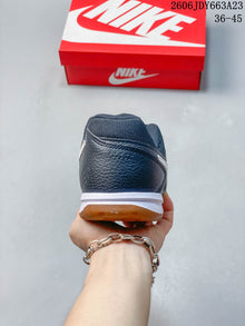 Nike Gato Low-Top Sneakers in Charcoal and White