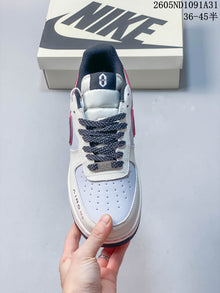 Nike Air Force 1 ’07 Low Sneakers White Navy Red