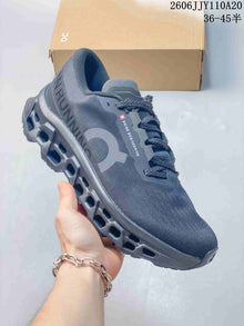On Cloudmonster 3 Low-Top Running Shoes in Dark Gray